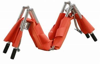 Tragbare Aluminiumlegierungs-hochklappbare Bahre, Notgeduldige Übertragung