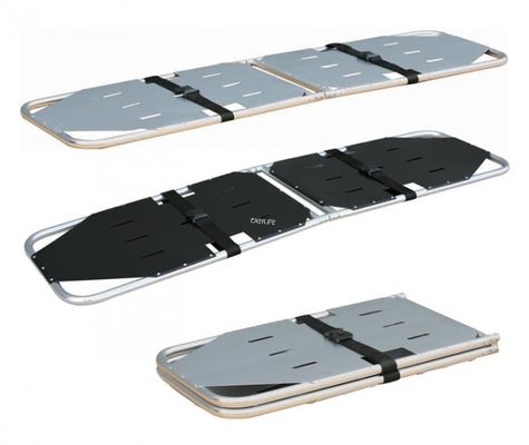 Aluminiumlegierung Klappbett, erstmals Patienten mit Rücken- und Lendenverletzungen transportieren