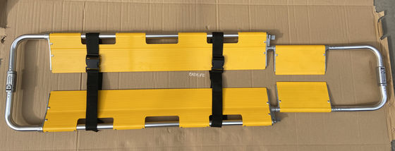 Verstellbare teilbare orthopädische Schaufeltrage aus Aluminium