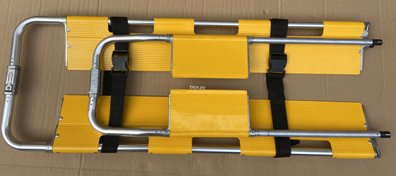 Verstellbare teilbare orthopädische Schaufeltrage aus Aluminium