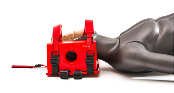 Rückenbrett Kopfblöcke Rückenbrett Krankenhaus Universeller Kopf-Immobilizer für Rücken-Stretcher