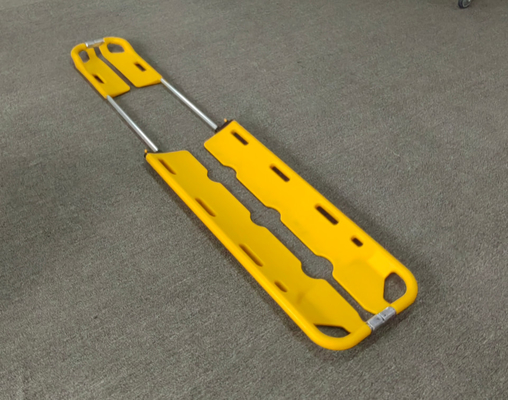 Ein guter Preis. Klappbare Erste-Hilfe-Plastik-Scoop-Stretcher Röntgenstrahl Trennbarer Drei-Gang Online