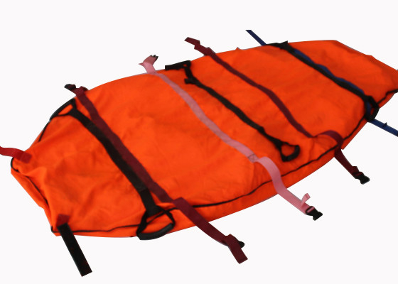 Ein guter Preis. Orange medizinische Notfall-Rettungsausrüstung Klappbare Luftvakuum-Matratzen-Stretcher Online