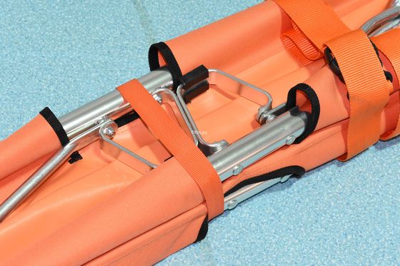 Tragbare Aluminiumlegierungs-hochklappbare Bahre, Notgeduldige Übertragung