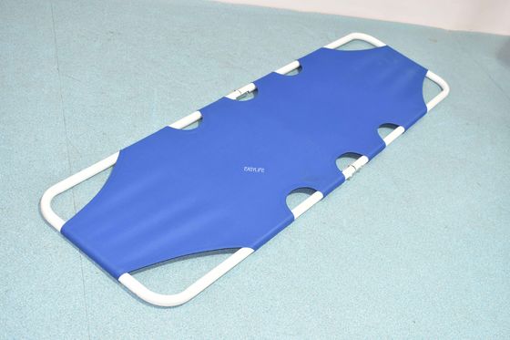 Krankenhauspatient-faltete sich medizinisches Sänften-Bahren-Bett PVC 92X50X10 cm