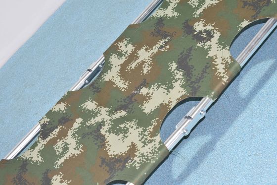 46 x 48 X14cm, die medizinische Bahren-militärische grüne Aluminiumlegierung 7kg falten