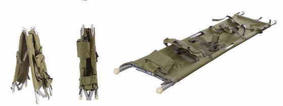 Aluminiumlegierungs-Falten-medizinische Bahre 200 x 46 x 16cm für Krankenwagen 9 Kilogramm