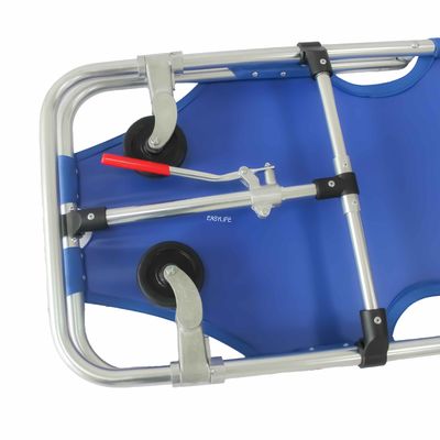 Leichte geduldige Transport-Bahren-Aluminiumlegierungs-Bahren mit Bahren-Bett des Rückenlehne-medizinischen Notfalls