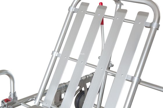 Notmedizinische ladende faltende Krankenwagen-Bahre mit Aluminiumlegierungs-Geländer