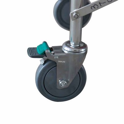 Dauerhafte Aluminiumlegierungs-Krankenwagen-Bett-Bahren-geduldiges Laufkatze ODM H500mm