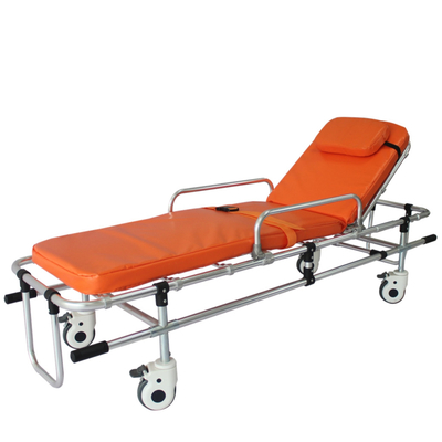 Ein guter Preis. 190 x 55 x 50cm faltende Krankenwagen-Bahre 80 Grad für geduldige Übergangserste hilfe Online
