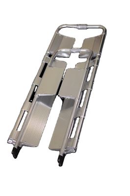 60mm Krankenhaus-Falten-Schaufel-Rollwagen-manuelle Energie 180 Grad justierbar