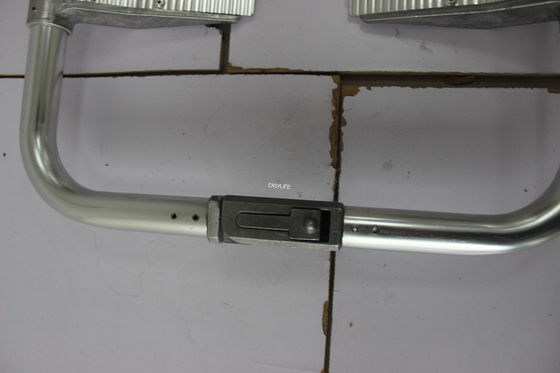 Blauer 210cm 44cm Krankenwagen-zusammenklappbare Schaufel-Bahre mit den Bügeln von Hand betrieben