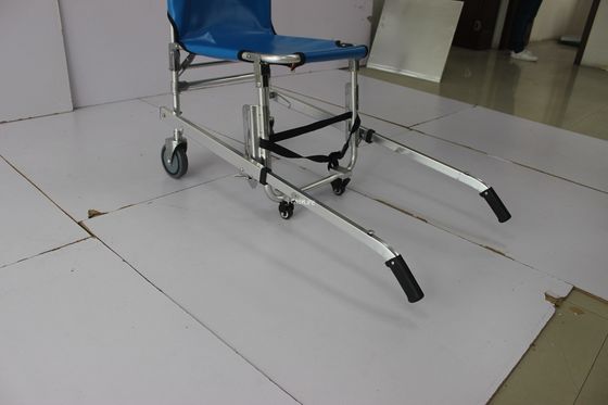 20in fahrbare Schritt-manuelle Treppen-kletternde Rollstuhl-Bahre ohne Armlehnen