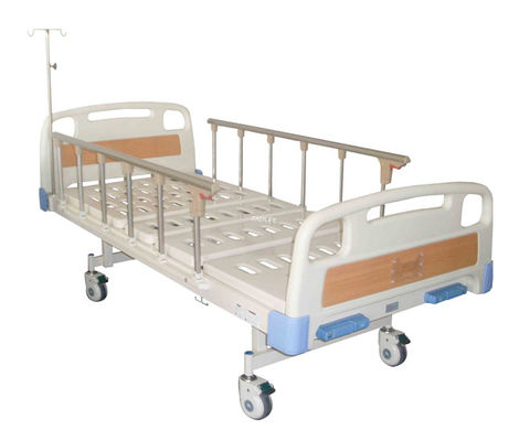 86.6in 95 cm manuelles Aufzug-Krankenhaus einzelner rüttelnder manueller Fowler Bed Aluminum Alloy
