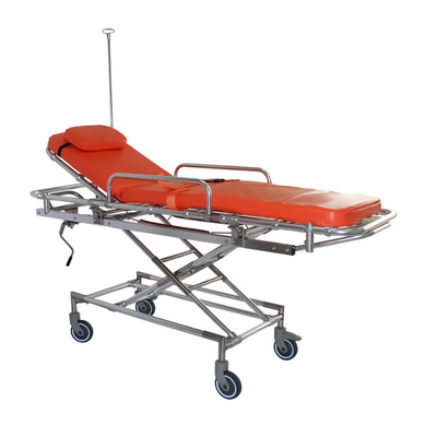 Ein guter Preis. 88CM 1.9M Patient Transfer Trolley Aluminiumlegierungs-Lastübertragungs-Laufkatze Online
