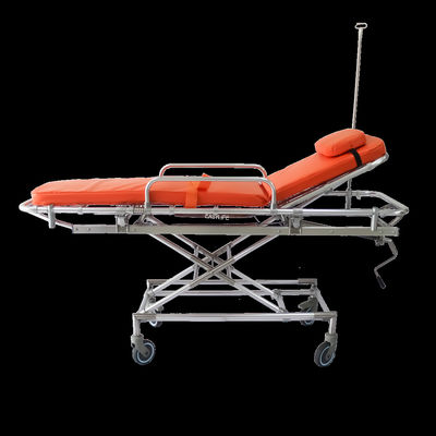 88CM 1.9M Patient Transfer Trolley Aluminiumlegierungs-Lastübertragungs-Laufkatze