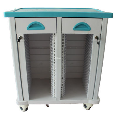 680MM 40CM medizinische Ausrüstung Trolley ABS Krankenhaus medizinische Trolley manuell Fall Ordner Trolley