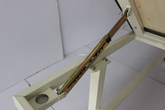 Manuell anhebende Aluminiumlegierung medizinische Gynae-Prüfungs-Betten