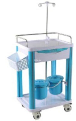 750MM 92CM hoher Qualität Drogen-Klinik Krankenhaus-chirurgische Krankenpflege-Doktor-Medical Crash Cart 2 Schicht Krankenhaus