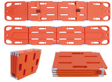 1.91M Foldable Spine Board, Feuer-Rettungs-Plastikbahre, schwimmendes Rettungs-Bahren-Falten-Dorn-Brett