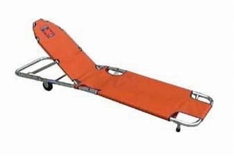 Ein guter Preis. Aluminiumlegierungs-doppelte Falten-Unterwasserbahre hoher Qualität 220kg 200CM mit zwei Rädern Online