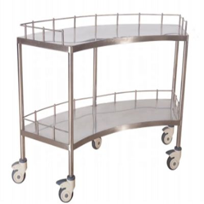 1400MM medizinische chirurgisches Instrument-Edelstahl-Laufkatze Möbel-45CMHospital mit Fach und Rad