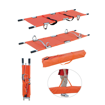 Ein guter Preis. 210 x 44 x 6cm faltende zusammenklappbarer Krankenwagen-medizinische Sänften-Bahre 159 Kilogramm-Last Online